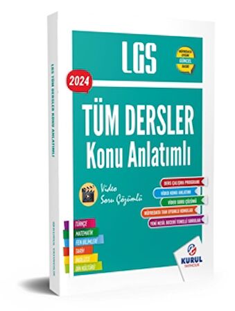 2024 LGS Tüm Dersler Tek Kitap Konu Anlatımlı