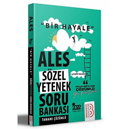 Benim Hocam 2022 Bir Hayale Serisi Ales Sözel Yetenek Tamamı Çözümlü Soru Bankası