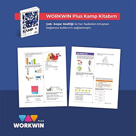 LGS 15 Fasikül Video Çözümlü Kamp Kitabı Workwin Plus