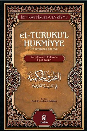 Et-Turuku'l Hukmiyye Tercümesi