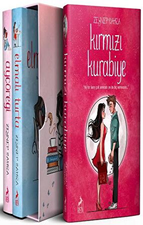 Ayçöreği - Elmalı Turta - Kırmızı Kurabiye Seti - 3 Kitap Takım