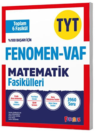 Fenomen Okul Yayınları TYT VAF Matematik Fasikülleri Seti