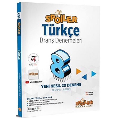 8. Sınıf Türkçe Branş Denemeleri