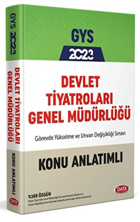 Devlet Tiyatroları Genel Müdürlüğü GYS Hazırlık Kitabı