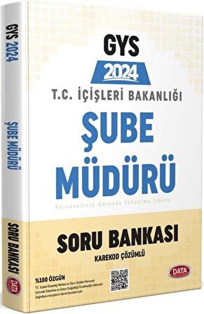T.C. İçişleri Bakanlığı Şube Müdürü GYS Soru Bankası Data Yayınları