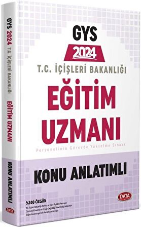 T.C. İçişleri Bakanlığı Eğitim Uzmanı GYS Hazırlık Kitabı Data Yayınları