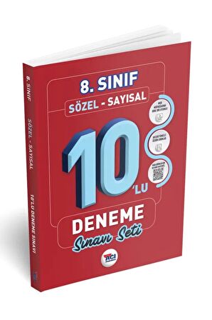 Açı Yayınları 8.Sınıf LGS Sayısal Sözel Tamamı Video Çözümlü 10 Deneme Sınavı Seti