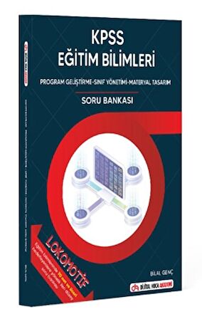 2023 KPSS Lokomotif Eğitim Bilimleri Program Geliştirme-Sınıf Yönetimi-Materyal Tasarım Soru Bankası