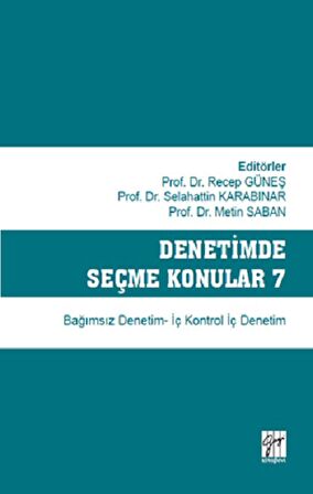 Denetimde Seçme Konular 7