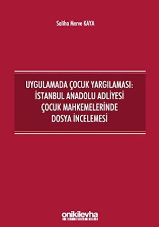 Uygulamada Çocuk Yargılaması: İstanbul Anadolu Adliyesi Çocuk Mahkemelerinde Dosya İncelemesi