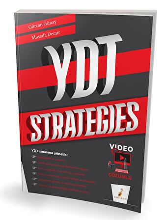 YDT Strategies Video Çözümlü Soru Bankası