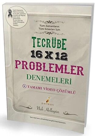 Tecrübe 16x12 Video Çözümlü Problemler Denemeleri