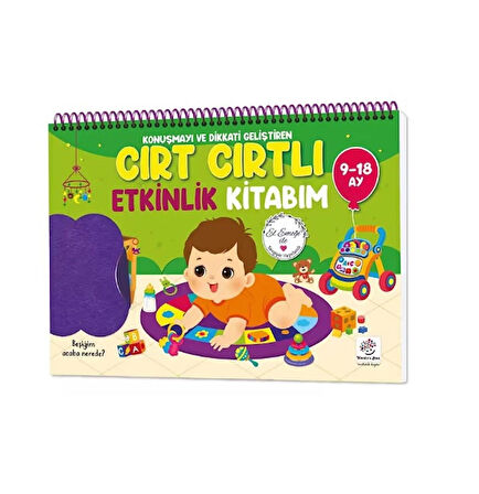 16-24 Ay Cırt Cırtlı Eğitici Keçeli Etkinlik Kitabım 2669