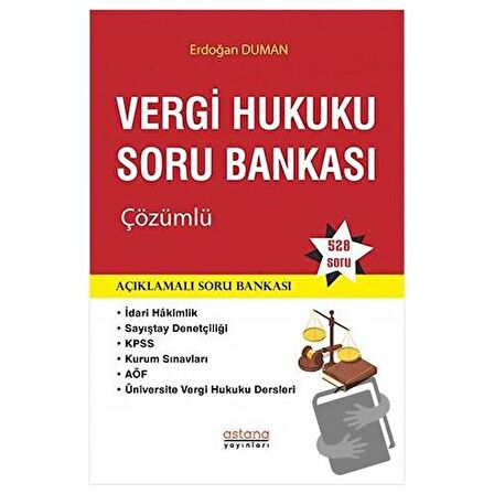 Vergi Hukuku Soru Bankası Çözümlü