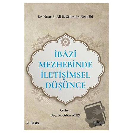 İbazi Mezhebinde İletişimsel Düşünce