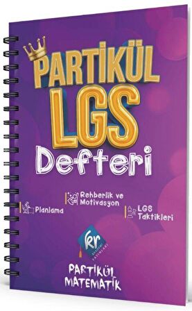 8. Sınıf LGS Partikül Planlama Defteri KR Akademi