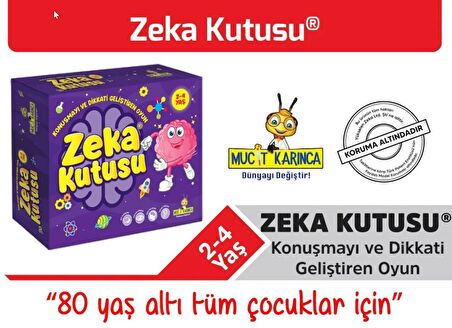 Zeka Kutusu – Konuşmayı ve Dikkati Geliştiren Oyuncak 2-4 Yaş - Yükselen Zeka