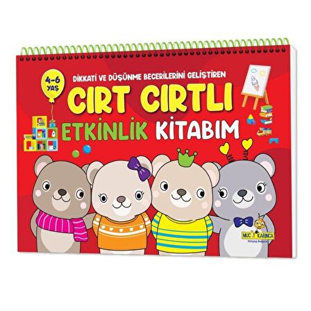 Cırt Cırtlı Etkinlik Kitabım 4-6 Yaş