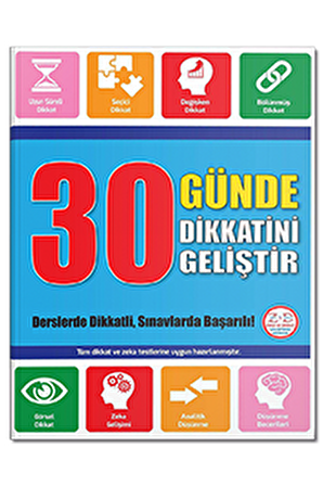 30 Günde Dikkatini Geliştir 6-12 Yaş Yükselen Zeka