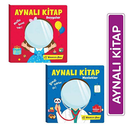Aynalı Kitap 2mp#039li Set (Duygular - Meslekler)