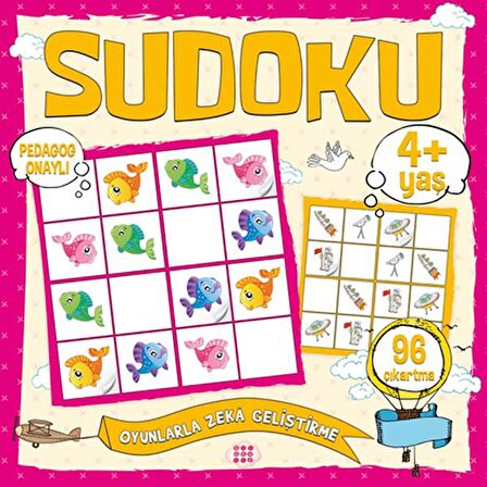 Çocuklar İçin Sudoku Çıkartmalı (4+ Yaş)