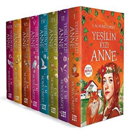 Yeşilin Kızı Anne (8 Kitap Takım)