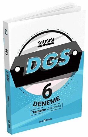 2022 DGS Tamamı Çözümlü 6 Deneme