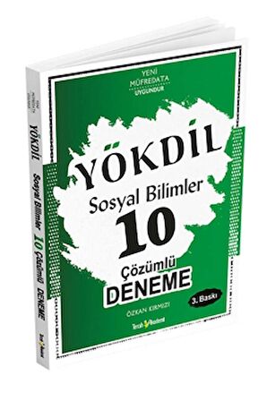 YÖKDİL Sosyal Bilimler Çözümlü 10 Deneme