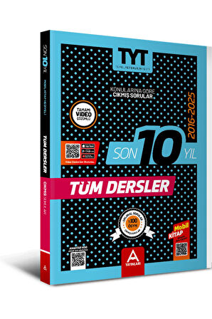 TYT Son 10 Yıl Çıkmış Sorular 2016-2025