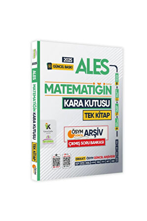 2025 Ales Kara Kutu Matematik Tek Kitap Ösym Arşiv Çıkmış Soru Bankası Konu Özetli Dijital Çözümlü