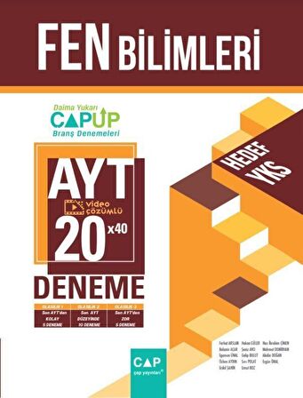 2022 AYT Fen Bilimleri 20 x 40 Up Deneme