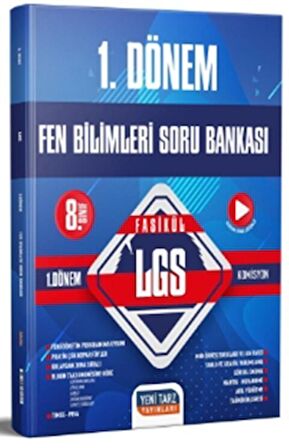 8. Sınıf LGS Fen Bilimleri 1. Dönem Soru Bankası Özel Baskı