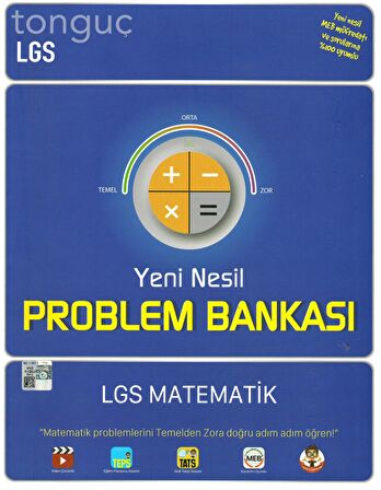 Tonguç Akademi 2021 8. Sınıf LGS Matematik Problem Soru Bankası