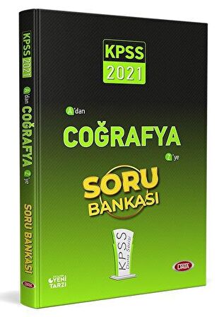 2021 KPSS Coğrafya Soru Bankası Data Yayınları