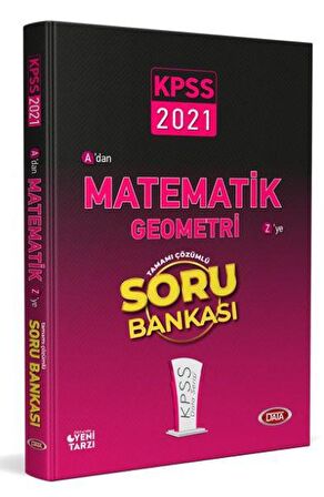 Data 2021 KPSS A'dan Z'ye Matematik Geometri Tamamı Çözümlü Soru Bankası