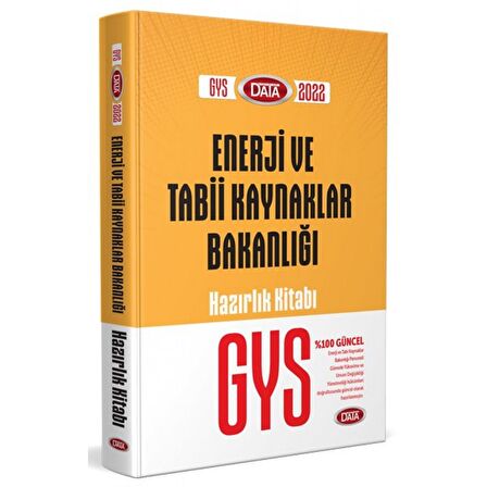 Enerji Ve Tabii Kaynaklar Bakanlığı Hazırlık Kitabı