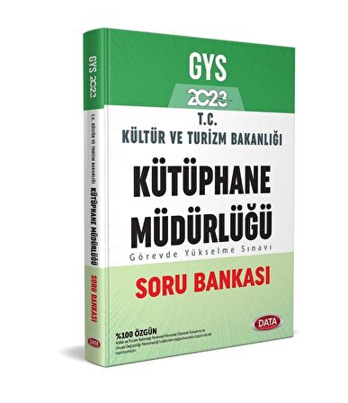 2024 GYS T.C Kültür Ve Turizm Bakanlığı Kütüphane Müdürü Görevde Yükselme Soru Bankası