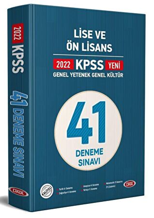 2024 KPSS Lise ve Ön Lisans 41 Deneme Sınavı - Karekod Çözümlü