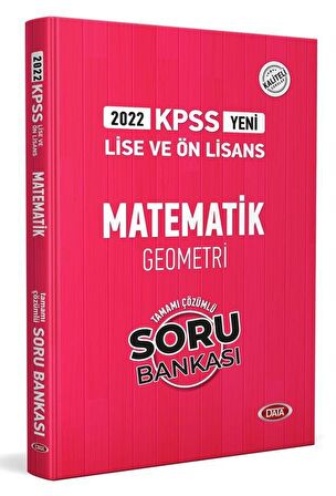 2022 KPSS Lise & Ön Lisans Matematik Tamamı Çözümlü Soru Bankası Data Yayınları