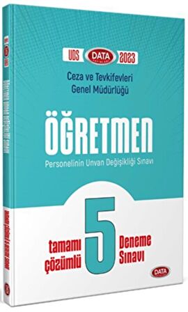 2023 Ceza ve Tevkifevleri Öğretmen UDS Tamamı 5 Deneme Sınavı