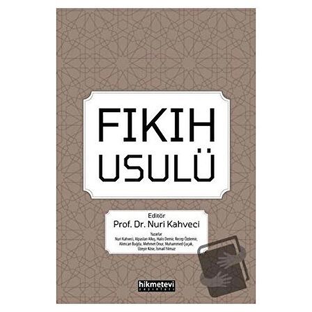 Fıkıh Usulü
