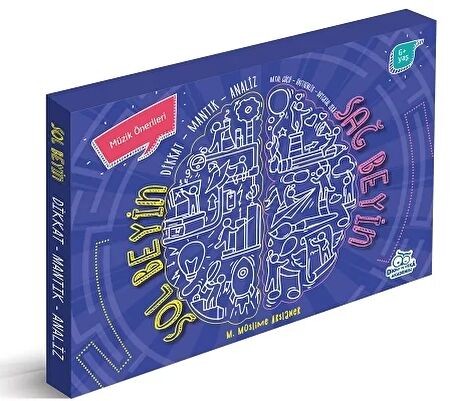 Sağ Beyin Sol Beyin Egzersizleri Seti (3 Kitap Takım)