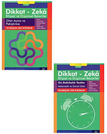 9-10 Yaş Bilişsel ve Düşünsel Beceriler Hız Kazandırma 5. ve 6. Kitap