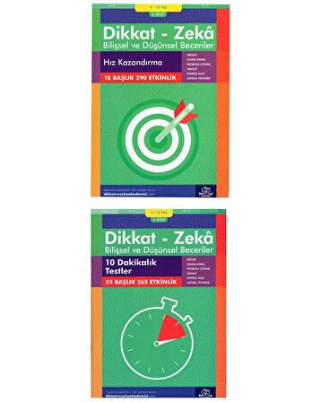 9-10 Yaş Bilişsel ve Düşünsel Beceriler Hız Kazandırma 3. ve 4. Kitap