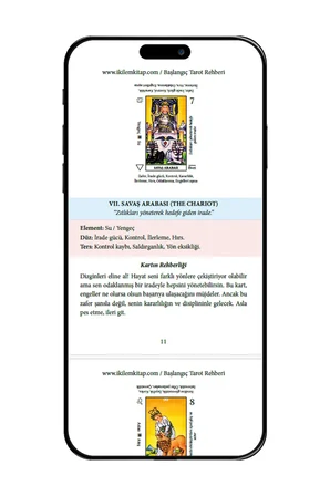Başlangıç Tarot / Yeni Başlayanlar İçin Açıklamalı 78 Tarot Kartı ve Dijital Rehber Kitap