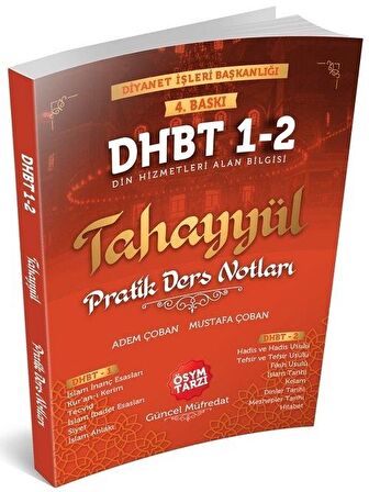 Tahayyül DHBT 1-2 Pratik Ders Notları