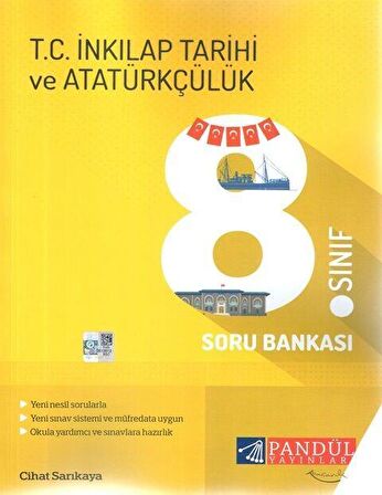 PANDÜL 8.SINIF İNKİLAP TARİHİ SORU BANKASI 2020-2021