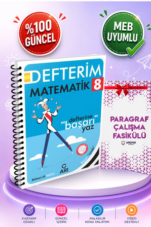 Arı Yayınları 8. Sınıf Matemito Matematik Defterim