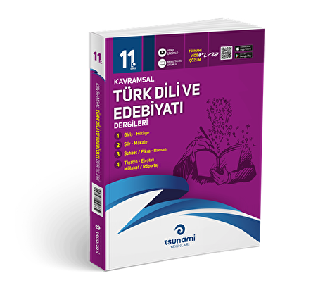 11. Sınıf Kavramsal Türk Dili ve Edebiyatı Dergileri 4 Fasikül