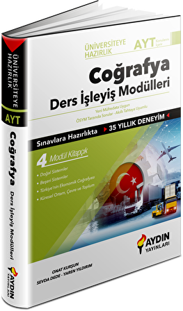 Üniversiteye Hazırlık AYT Coğrafya Ders İşleyiş Modülleri